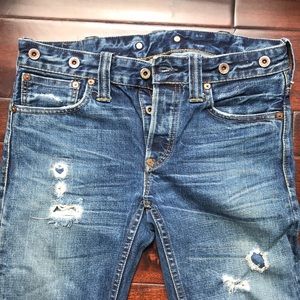 Ralph Lauren "RRL" rare JAPAN woven selvedge denim